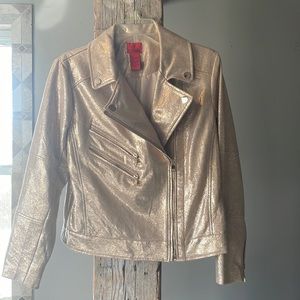 V CHRISTINA Gold Jacket